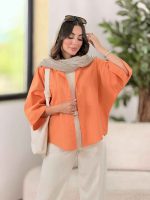 مانتو پانچ راوینا کد 8344 - تصویر 18