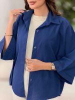مانتو پانچ راوینا کد 8344 - تصویر 4