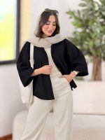 مانتو پانچ راوینا کد 8344 - تصویر 9