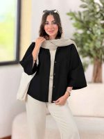 مانتو پانچ راوینا کد 8344 - تصویر 12