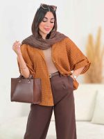 مانتو پانچ حصیری وینا کد 8323