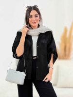 مانتو پانچ حصیری وینا کد 8323 - تصویر 5