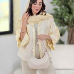 مانتو راه راه پانچ آستین پاگن کد 8322