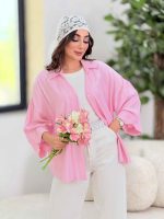 مانتو پشت پیله مژگان کد 8302 - تصویر 4