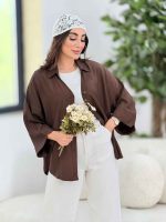 مانتو پشت پیله مژگان کد 8302 - تصویر 19