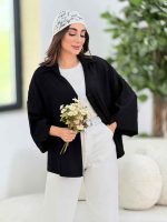 مانتو پشت پیله مژگان کد 8302 - تصویر 6