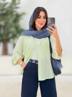 مانتو سر آستین پاگن میرا کد 8290 - تصویر 7