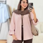 مانتو آستین پاگن شاپرک کد 8326