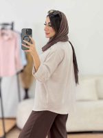 مانتو آستین پاگن شاپرک کد 8326 - تصویر 4