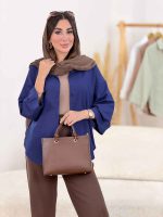 مانتو سر آستین پاگن پایین هلال کد 8349 - تصویر 15