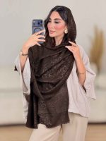 شال حصیری طرح پلنگی کد 8177