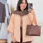 مانتو آستین پاکتی آواز کد 8346
