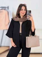 مانتو آستین پاکتی آواز کد 8346 - تصویر 3