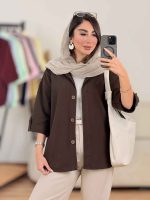 مانتو آستین پاگن ثنا کد 8348 - تصویر 39