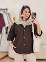 مانتو آستین پاگن ثنا کد 8348 - تصویر 7