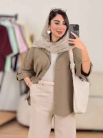 مانتو آستین پاگن ثنا کد 8348 - تصویر 38