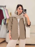مانتو آستین پاگن ثنا کد 8348 - تصویر 13