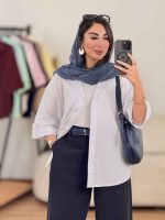 مانتو آستین پاگن ثنا کد 8348 - تصویر 30