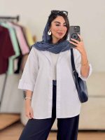 مانتو آستین پاگن ثنا کد 8348 - تصویر 23