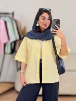 مانتو آستین پاگن ثنا کد 8348 - تصویر 8