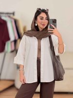 مانتو آستین پاگن ثنا کد 8348 - تصویر 34
