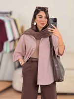 مانتو آستین پاگن ثنا کد 8348 - تصویر 5