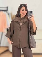 شومیز پری آستین پاکتی کد 8289 - تصویر 21