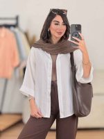 شومیز پری آستین پاکتی کد 8289 - تصویر 4