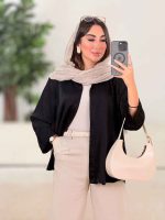 شومیز ساتن آستین پاگن کد 8222 - تصویر 6