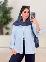 شومیز ساتن آستین پاگن کد 8222 - تصویر 16