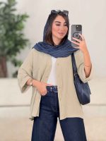 مانتو تک جیب تابان کد 8255 - تصویر 4