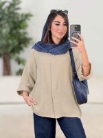 مانتو تک جیب تابان کد 8255 - تصویر 19