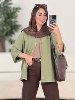 مانتو تک جیب تابان کد 8255 - تصویر 12