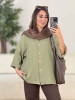 مانتو تک جیب تابان کد 8255 - تصویر 6