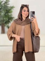 مانتو تک جیب تابان کد 8255 - تصویر 16