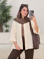 مانتو تک جیب تابان کد 8255 - تصویر 18