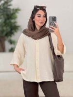 مانتو تک جیب تابان کد 8255 - تصویر 9
