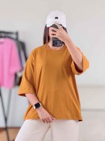تیشرت باکسی آلینا کد 8364 - تصویر 7