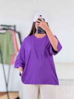 تیشرت باکسی آلینا کد 8364 - تصویر 22