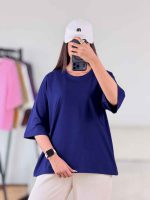 تیشرت باکسی آلینا کد 8364 - تصویر 18