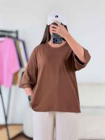 تیشرت باکسی آلینا کد 8364 - تصویر 16