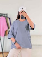 تیشرت باکسی آلینا کد 8364 - تصویر 15
