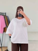 تیشرت باکسی آلینا کد 8364 - تصویر 21