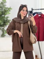 مانتو دو جیب لادن کد 8367 - تصویر 7
