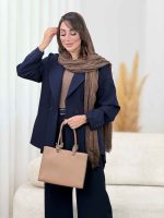 مانتو دو دکمه برش دار کد8390 - تصویر 2
