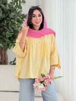 مانتو پانچ آستین بند توسکا کد8393 - تصویر 12