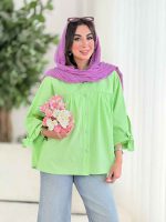 مانتو پانچ آستین بند توسکا کد8393