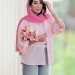 مانتو آستین پاکتی یاسمین کد 8389