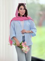 مانتو آستین پاکتی یاسمین کد 8389 - تصویر 3