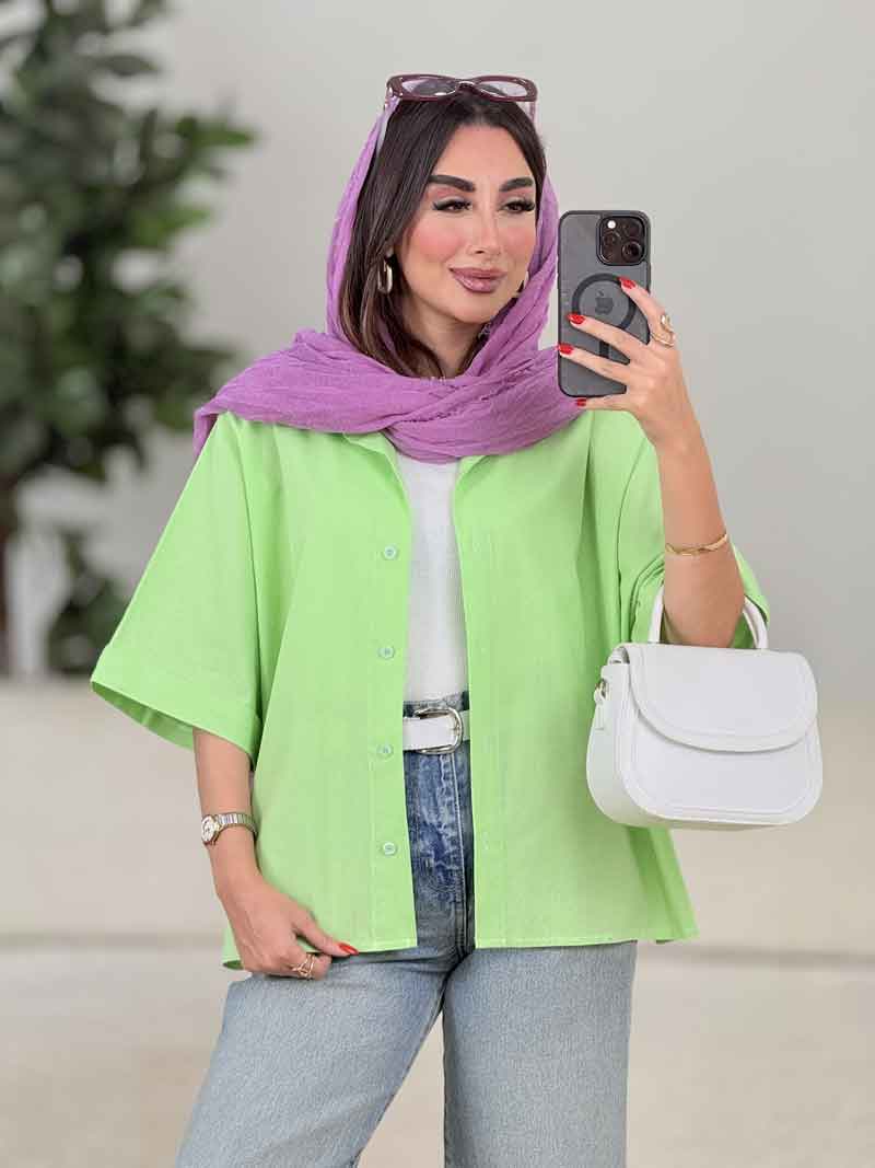 مانتو پانچ جوانه کد 8394